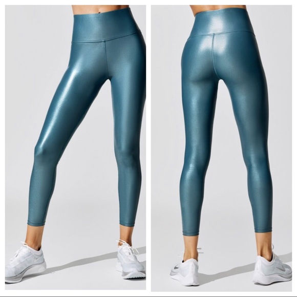 CARBON38 High Rise 7/8 Legging Takara Shine Spruce - Picture 2 of 7